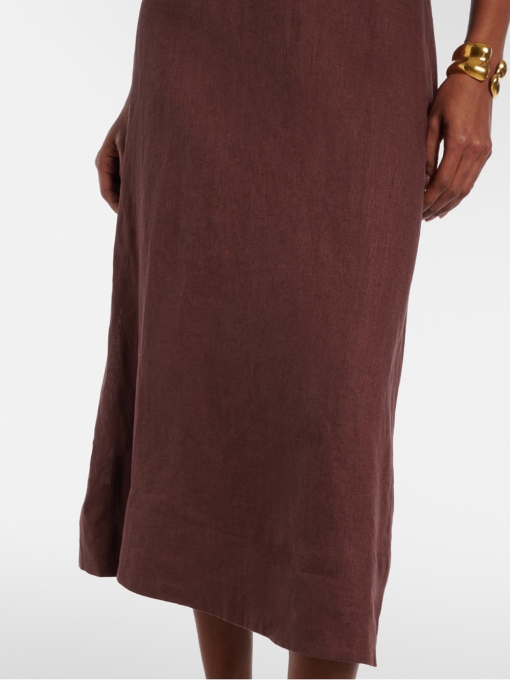 Farm Rio Appliqué linen midi dress - Picture 7 of 9